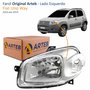 Farol Fiat Uno Way 2010 Até 2014 Original Arteb Máscara Cromada Lado Esquerdo Motorista