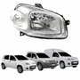 Farol Fiat Uno Way Vivace 2010 Até 2014 Fiorino 2014 Até 2019 Máscara Cromada Lado Direito Passageiro