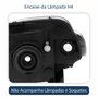 Farol Fiat Uno Way Vivace 2010 Até 2014 Fiorino 2014 Até 2019 Original Arteb Máscara Cromada Lado Direito Passageiro