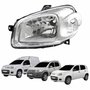 Farol Fiat Uno Way Vivace 2010 Até 2014 Fiorino 2014 Até 2019 Original Arteb Máscara Cromada Lado Esquerdo Motorista