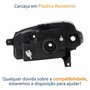 Farol Fiat Uno Way Vivace 2010 Até 2014 Fiorino 2014 Até 2019 Original Arteb Máscara Negra Lado Direito Passageiro