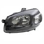 Farol Fiat Uno Way Vivace Fiorino 2010 Até 2019 Máscara Negra Lado Esquerdo Motorista