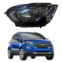 Farol Principal Ford Ecosport 2018 2019 2020 2021 Máscara Negra Sem Led Lado Direito Passageiro