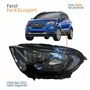 Farol Principal Ford Ecosport 2018 2019 2020 2021 Máscara Negra Sem Led Lado Esquerdo Motorista