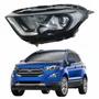 Farol Principal Ford Ecosport 2018 2019 2020 2021 Máscara Negra Com Led Lado Esquerdo Motorista