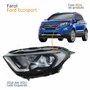 Farol Principal Ford Ecosport 2018 2019 2020 2021 Máscara Negra Com Led Lado Esquerdo Motorista
