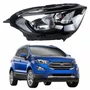 Farol Principal Ford Ecosport 2018 2019 2020 2021 Máscara Negra Sem Led Lado Direito Passageiro