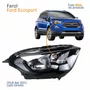Farol Principal Ford Ecosport 2018 2019 2020 2021 Máscara Negra Sem Led Lado Direito Passageiro