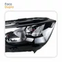 Farol Principal Ford Ecosport 2018 2019 2020 2021 Máscara Negra Sem Led Lado Direito Passageiro