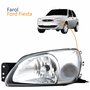Farol Ford Fiesta 2000 2001 2002 Pisca Cristal Lado Esquerdo Motorista