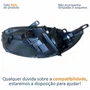 Farol Principal Ford Fiesta 2011 2012 2013 2014 Cromado Lado Direito Passageiro