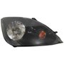 Farol Ford Fiesta Hatch Sedan 2003 Até 2007 Mascara Negra Lado Direito Passageiro