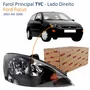 Farol Ford Focus 2003 Até 2008 TYC Máscara Negra Lado Direito Passageiro
