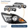 Farol Ford Focus 2009 Até 2013 Máscara Negra Lado Direito Passageiro