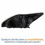 Farol Ford Focus 2009 Até 2013 Máscara Negra Lado Direito Passageiro
