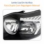 Farol Ford Focus 2009 Até 2013 Máscara Negra Lado Esquerdo Motorista