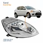 Farol Principal Ford Ka 2008 Até 2014 Máscara Cromada Lado Direito Passageiro