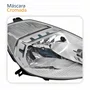 Farol Principal Ford Ka 2008 Até 2014 Máscara Cromada Lado Direito Passageiro