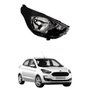 Farol Ford Ka 2019 2020 2021 Máscara Negra Lado Direito Passageiro