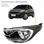Farol Ford Ka 2019 Até 2023 Original Máscara Negra Lado Esquerdo Motorista