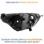 Farol Ford Ka 2019 Até 2023 Original Máscara Negra Lado Esquerdo Motorista