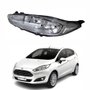 Farol Ford New Fiesta 2014 Até 2019 Máscara Cromada Lado Esquerdo Motorista