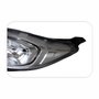 Farol Ford New Fiesta 2014 Até 2019 Máscara Cromada Lado Esquerdo Motorista