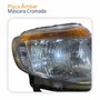 Farol Principal Ford Ranger 2012 Até 2016 Máscara Cromada Pisca Âmbar Com Motor Lado Direito Passageiro