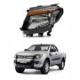 Farol Ford Ranger 2013 Até 2016 Máscara Negra Lado Esquerdo Motorista