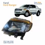 Farol Principal Ford Ranger 2012 Até 2016 Máscara Negra Pisca Âmbar Lado Esquerdo Motorista