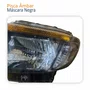 Farol Principal Ford Ranger 2012 Até 2016 Máscara Negra Pisca Âmbar Lado Esquerdo Motorista