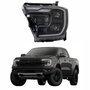 Farol Ford Ranger Raptor 2024 2025 Full Led Com Projetor Com Reator Lado Esquerdo Motorista