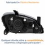 Farol Gm Celta 2006 Até 2016 Prisma 2007 Até 2012 Original Arteb Máscara Cromomix Lado Esquerdo Motorista