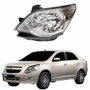 Farol Gm Cobalt 2012 2013 2014 2015 Mascara Cromada Lado Esquerdo Motorista