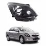 Farol Gm Cobalt 2012 Até 2015 Máscara Negra Lado Direito Passageiro