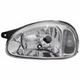 Farol Gm Corsa 2000 2001 2002 Carcaça Preta Lado Esquerdo Motorista