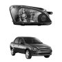Farol Gm Corsa Classic 2011 Até 2016 Mascara Negra Lado Direito Passageiro