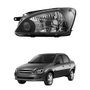 Farol Gm Corsa Classic 2011 Até 2016 Mascara Negra Lado Esquerdo Motorista