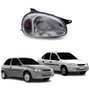 Farol Gm Corsa Hatch Sedan 1994 Até 1999 Lente Raiada Pisca Âmbar Lado Direito Passageiro