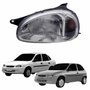 Farol Gm Corsa Hatch Sedan 1994 Até 1999 Original Arteb Lente Raiada Pisca Âmbar Lado Esquerdo Motorista