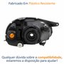 Farol Gm Corsa Hatch Sedan 1994 Até 1999 Original Arteb Lente Raiada Pisca Âmbar Lado Esquerdo Motorista