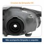 Farol GM Corsa Hatch Sedan 2000 Até 2010 Original Arteb Carcaça Cinza Lado Esquerdo Motorista