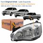 Farol GM Corsa Hatch Sedan 2003 Até 2012 Montana 2003 Até 2010 Original Arteb Lado Esquerdo Motorista