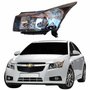 Farol Gm Cruze 2011 Até 2016 Máscara Negra Lado Esquerdo Motorista