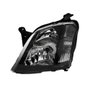 Farol GM Meriva 2003 2004 2005 2006 2007 2008 2009 2010 2011 2012 Foco Duplo Máscara Negra Lado Esquerdo Motorista