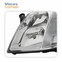 Farol Principal Gm Meriva 2003 Até 2012 Foco Duplo Máscara Cromada Lado Esquerdo Motorista