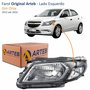 Farol Gm Onix 2013 até 2016 Original Arteb Fumê Lado Esquerdo Motorista