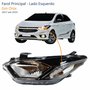 Farol Gm Onix 2017 Até 2019 Com LED Lado Esquerdo Motorista