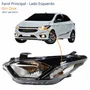 Farol Gm Onix 2017 Até 2019 Com LED Lado Esquerdo Motorista