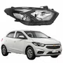 Farol Gm Onix 2017 Até 2020 Máscara Negra Lado Direito Passageiro